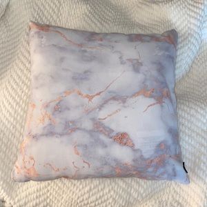 Society6 | Pink Marble Pillow